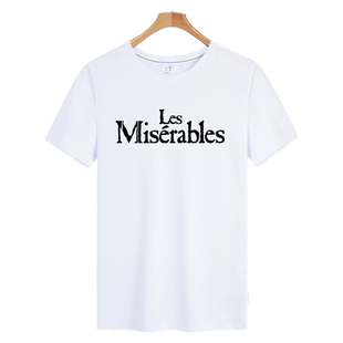 悲惨世界Les Miserables音乐剧冉阿让24601号T恤短袖男女半袖衣服