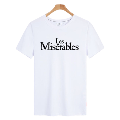 悲惨世界音乐剧男女半袖t恤