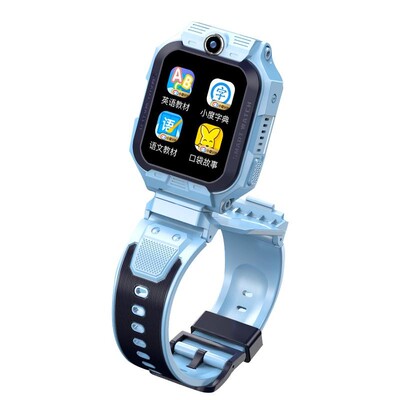小霸王【3C认证】儿童电话手表小学生初中智能学习前后双摄像头360度旋转GPS定位防水充电4G全网通男孩女孩