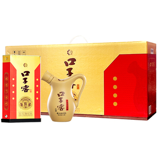 口子窖小池窖特酿41度500mL*4瓶手提装 安徽白酒送长辈官方旗舰店