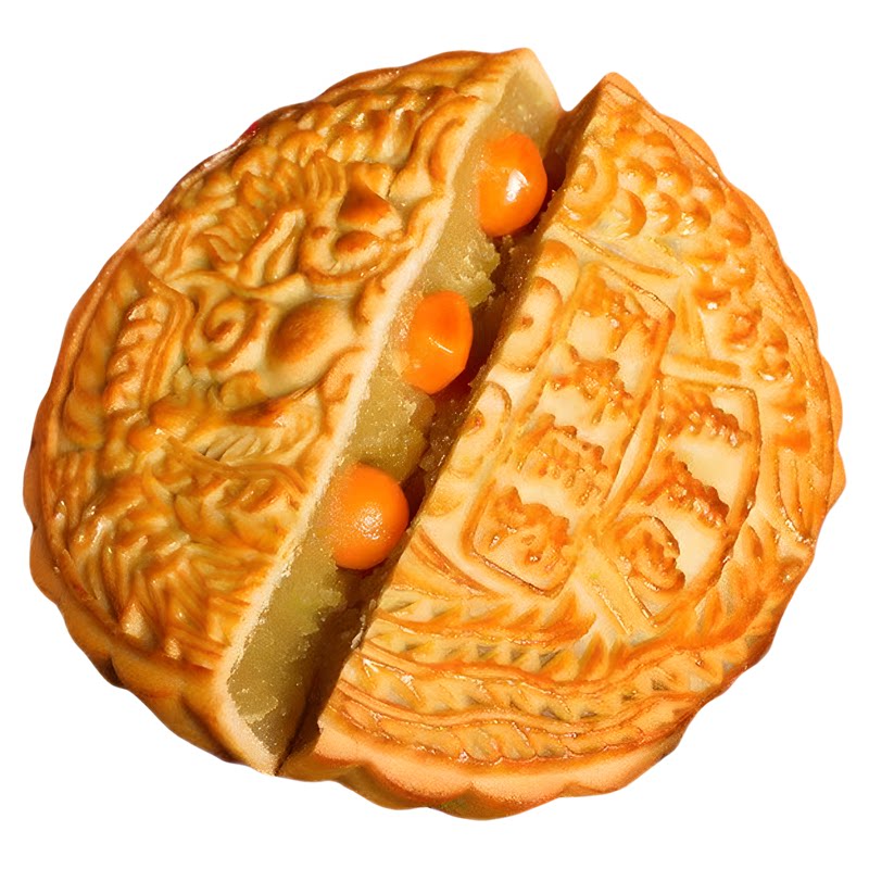 广西玉林广式五仁叉烧大月饼蛋黄莲蓉金腿传统手工手提礼盒老式