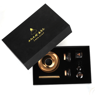 儿童气交灸艾灸成人黑金版家用陶瓷灸具肚脐灸养生健康灸碗套装