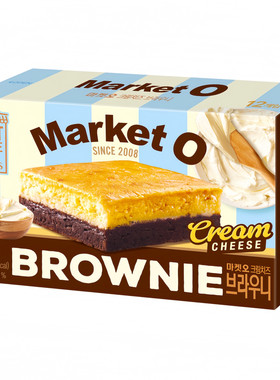 韩国直邮好丽友Market0布朗尼蛋糕巧克力味夹心西式蛋糕点心零食