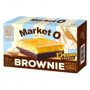 韩国直邮好丽友Market0布朗尼蛋糕巧克力味夹心西式蛋糕点心零食