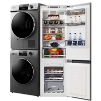 FRILEC/菲瑞柯 冰洗烘套装全嵌入式冰箱家用洗衣机热泵烘干机组合