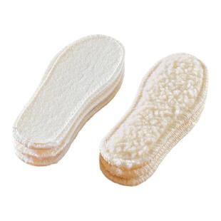 儿童羊羔绒保暖鞋垫男童女童宝宝小孩专用羊毛加绒加厚棉鞋垫冬季