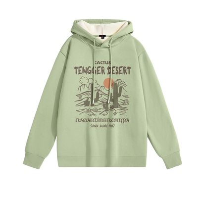 班尼路男士冬季加绒加厚连帽卫衣