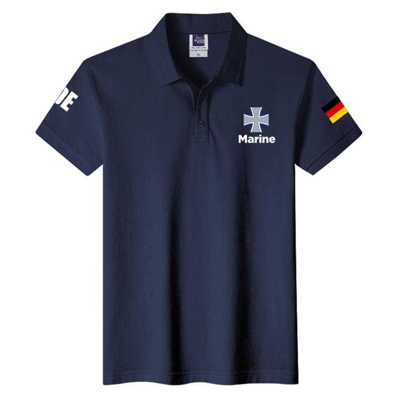 德國家海空軍陸軍特種部隊短袖polo衫男女t恤半袖翻領上衣服