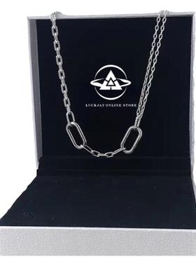 原版定制邓为同款纯银项链情侣潮