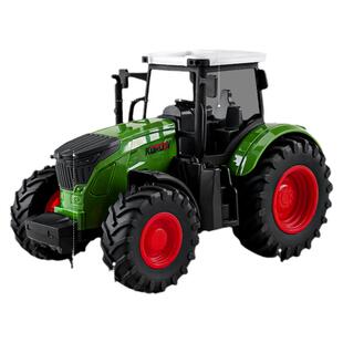 拖拉机儿童玩具农夫车男孩拖车小汽车仿真模型农场播种机农用四驱