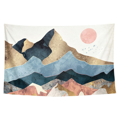 ins现代装饰画简约客厅靠山抽象