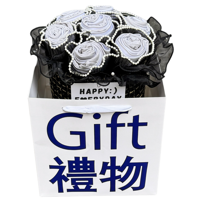 diy创意小香风内裤花束半成品生日纪念日礼物送男朋友老公情人节