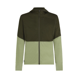 icebreaker可机洗美利奴羊毛男200 Realfleece 连帽外套户外徒步