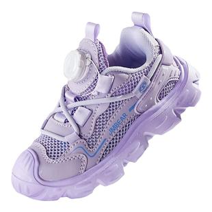 杰米熊女童鞋子2025新款夏季网鞋中大童网面透气儿童运动鞋中大童