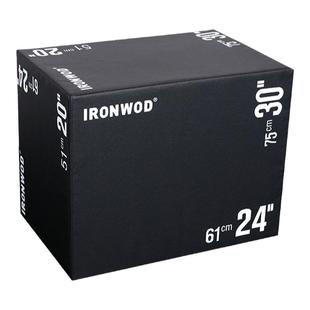 IRONWOD软跳箱三合一海绵软跳凳健身房私教plyo box体能训练器材