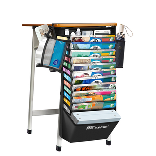 真彩挂书袋大容量桌边书袋课桌收纳袋书桌挂袋侧面收纳神器侧旁置物架初高中生教室装侧边放书袋子多功能书立