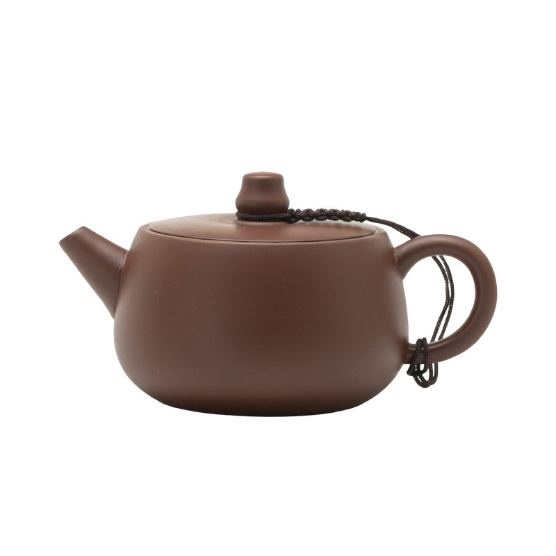 老紫泥紫砂壶纳瓢壶大宽口泡茶壶