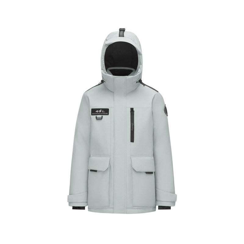 波司登爆款户外工装极寒蓄热加厚保暖高蓬鹅绒连帽羽绒服男士