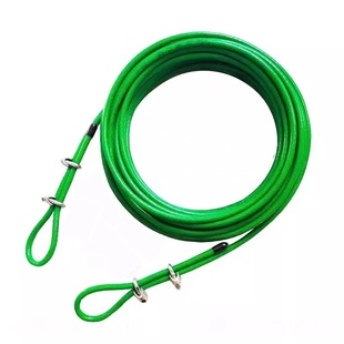 自紧钢丝绳特软扣环全套锁扣收紧拉紧器细钢丝绳软包塑打孔不锈钢