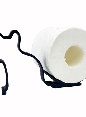 3D打印趣味简约高级感极简线条猫咪人卷纸器家居客厅卷纸架摆件