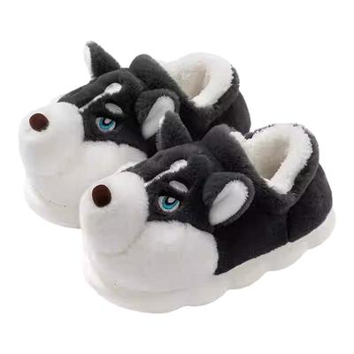 男士二哈棉拖鞋冬季包跟室内