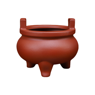 戴玉堂高档紫砂香炉上香家用供奉佛前供炉插香供佛烛台花瓶供水杯