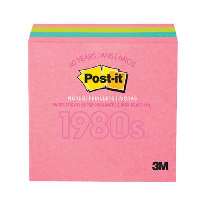 3M狠贴便利贴post-it便条纸彩色荧光贴便签本小本子N次记事网红学生用可爱创意索引贴签标记可撕便条