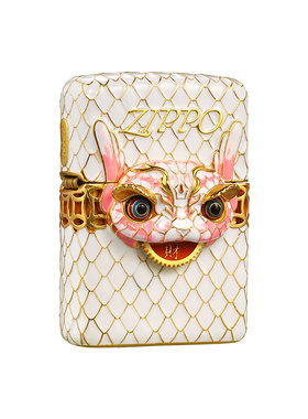 zippo打火机夜光重机鸿运瑞兽