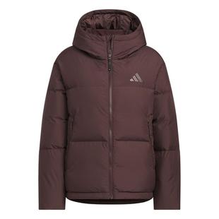 暖芯羽绒服 保暖鸭绒连帽面包服休闲时尚女冬新款adidas阿迪达斯