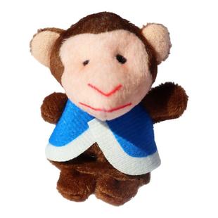 五只猴子床上跳幼儿园指偶玩具five little monkeys手指玩偶教具
