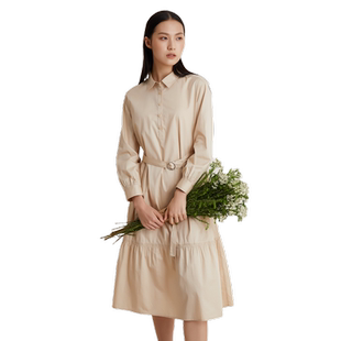 Pukka蒲牌初恋感春装连衣裙女2022新款宽松休闲裙子女设计感小众