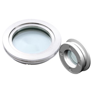 观察窗ISO60/80/100/125/150/200/250高真空法兰视镜玻璃钢视窗