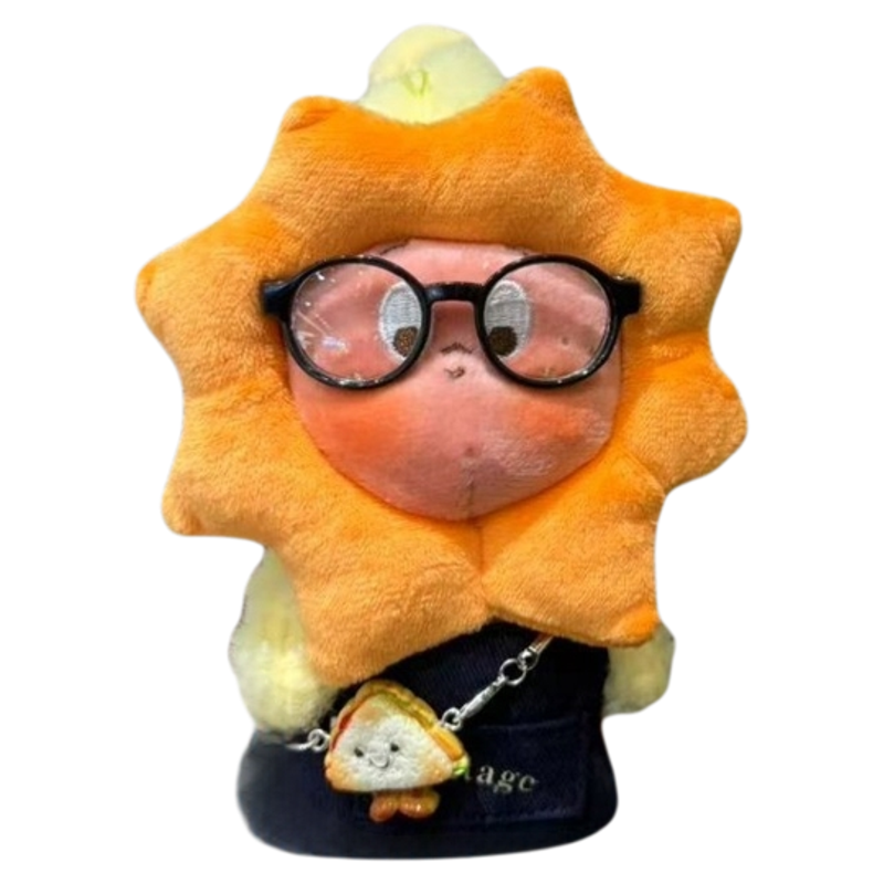 新款卡通可爱太阳花星星人挂件小玩偶毛绒公仔玩具包包钥匙扣挂饰