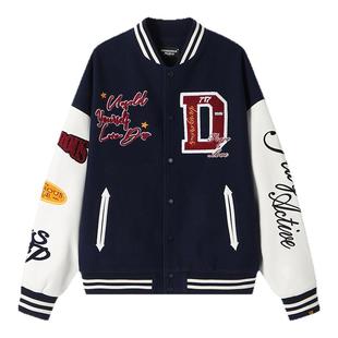 薛之谦dsp刺绣棒球服2025秋冬潮流宽松美式复古高街夹克情侣外套