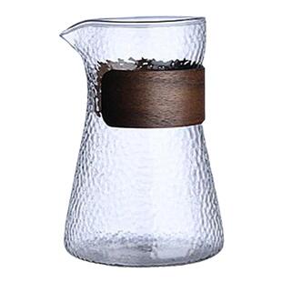 锤纹挂耳咖啡分享杯手冲咖啡分享壶耐热玻璃咖啡壶公杯咖啡品鉴杯