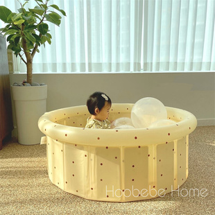520六一韩国ins儿童游泳池多功能家用折叠波波球池玩具室内宝