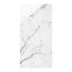 广东亮面鱼肚金600x1200寒江雪大理石瓷砖客厅卫生间白色地板砖