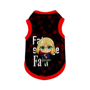 fate命运奇异赝品二次元动漫狗狗猫咪衣服大中小型防掉毛宠物背心
