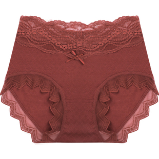 红色内裤女士蕾丝性感女生中腰三角情调纯欲女式短裤2026新款女款
