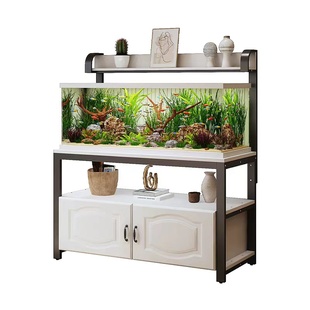 鱼缸架子底柜多层鱼缸柜客厅中小型鱼缸架底座承重铁艺家用鱼缸架
