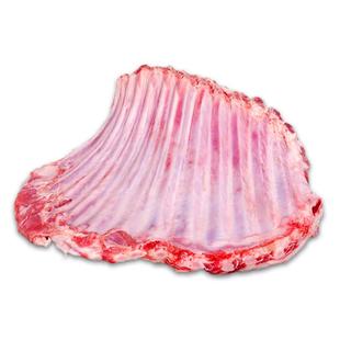 内蒙古羔羊肋排整排羊肉新鲜现杀手抓带皮排烧烤半成品羊排骨冷冻