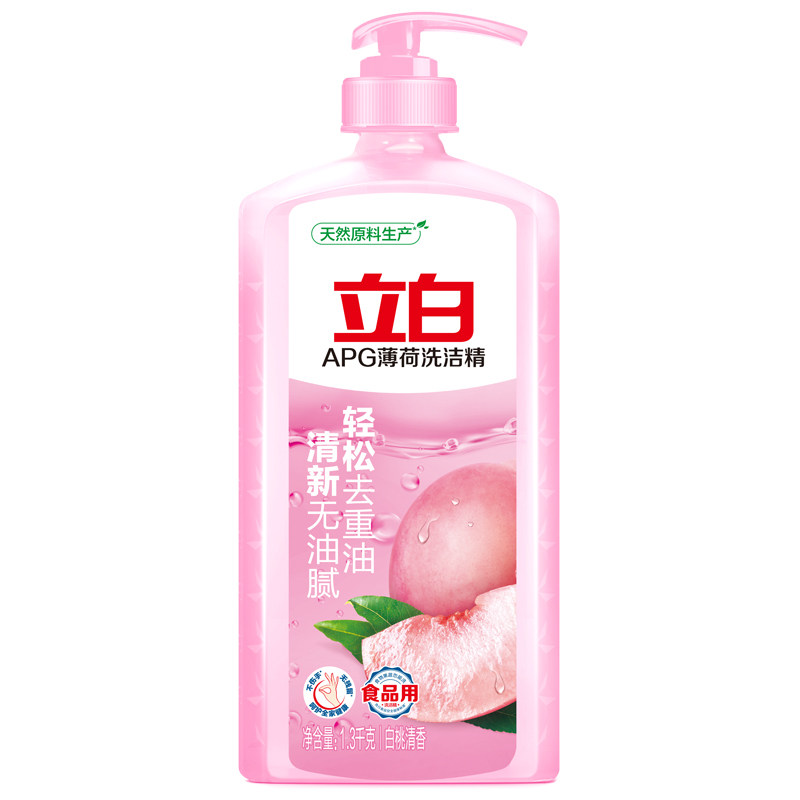 立白APG薄荷洗洁精去油不伤手