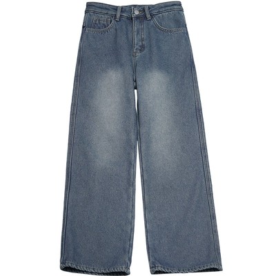 返场STILLYOU保暖百搭显瘦修身加绒牛仔裤女直筒小个子复古厚长裤