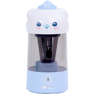 海底小纵队自动卷笔刀电动削笔刀全自动大口径卷笔刀粗杆大三角铅笔削笔机小学生转笔刀幼儿园充电削笔机套装