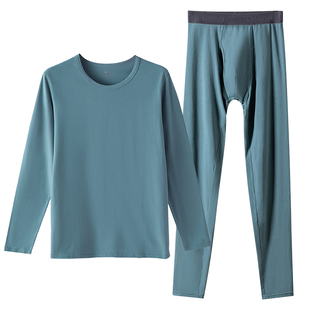 纯棉秋衣秋裤男士套装保暖内衣2025男款全棉毛衫学生打底毛衫冬季