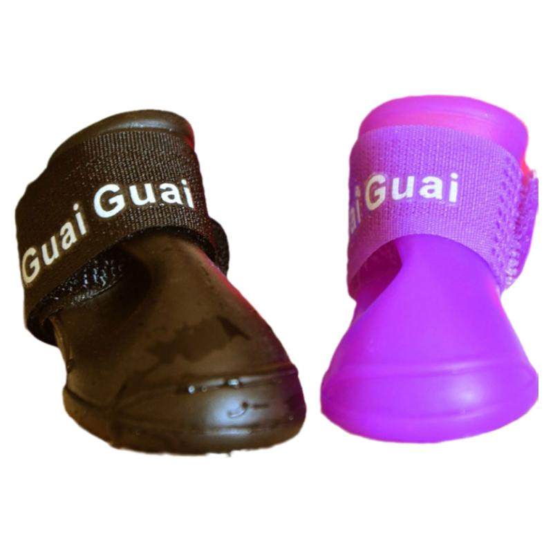 狗狗鞋子泰迪比熊雨鞋 小狗鞋软底防寒防水防滑秋冬款宠物鞋保暖