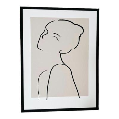 ins风北欧风装饰画复古抽象线条