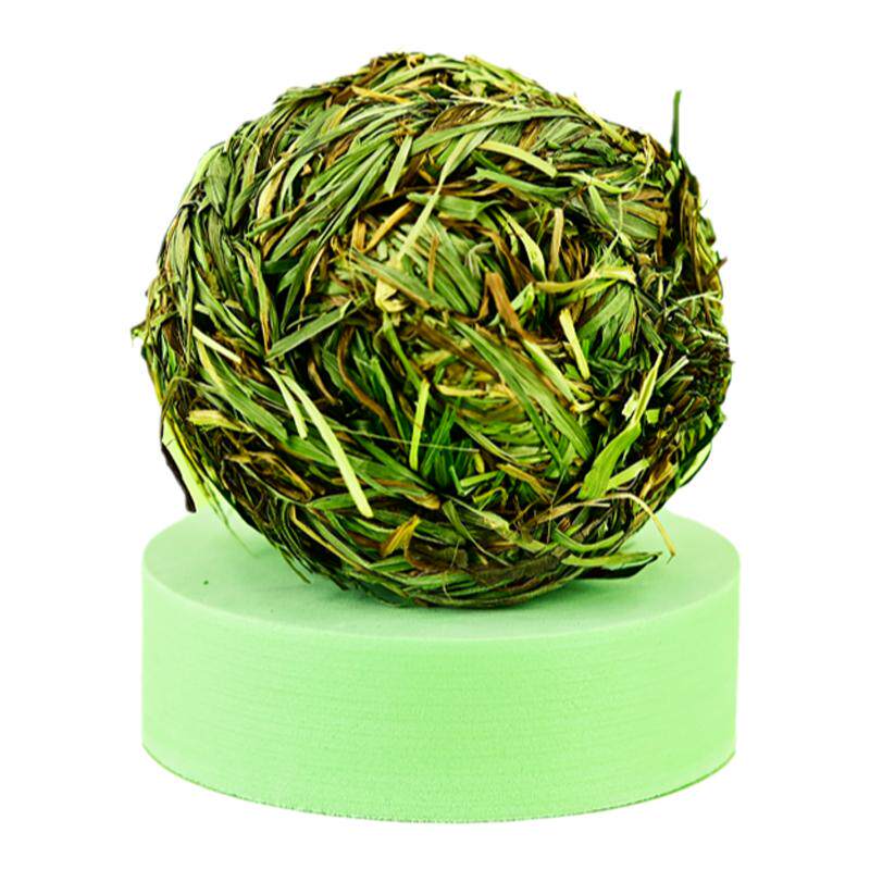 佩安友提摩西草球草条玩耍玩具兔子龙猫豚鼠磨牙草编球用品零食
