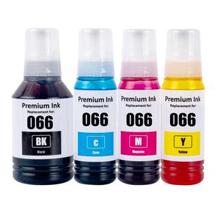 近朱者适用爱普生066墨水EPSON Ecotank L4366 L4368 L6376 L6378 L6379 L6398打印机墨仓四色填充墨汁非原装