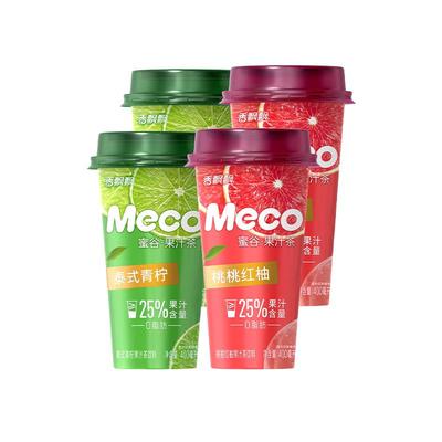 香飘飘meco果汁茶400ml*2杯